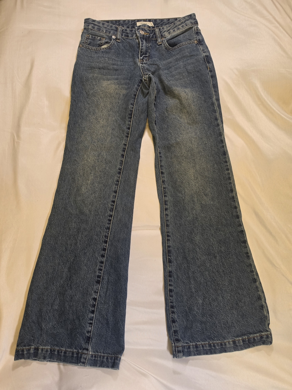 S.O.N.G. Y2K High Rise Wide Leg Straight Jeans – Size 0 / 24